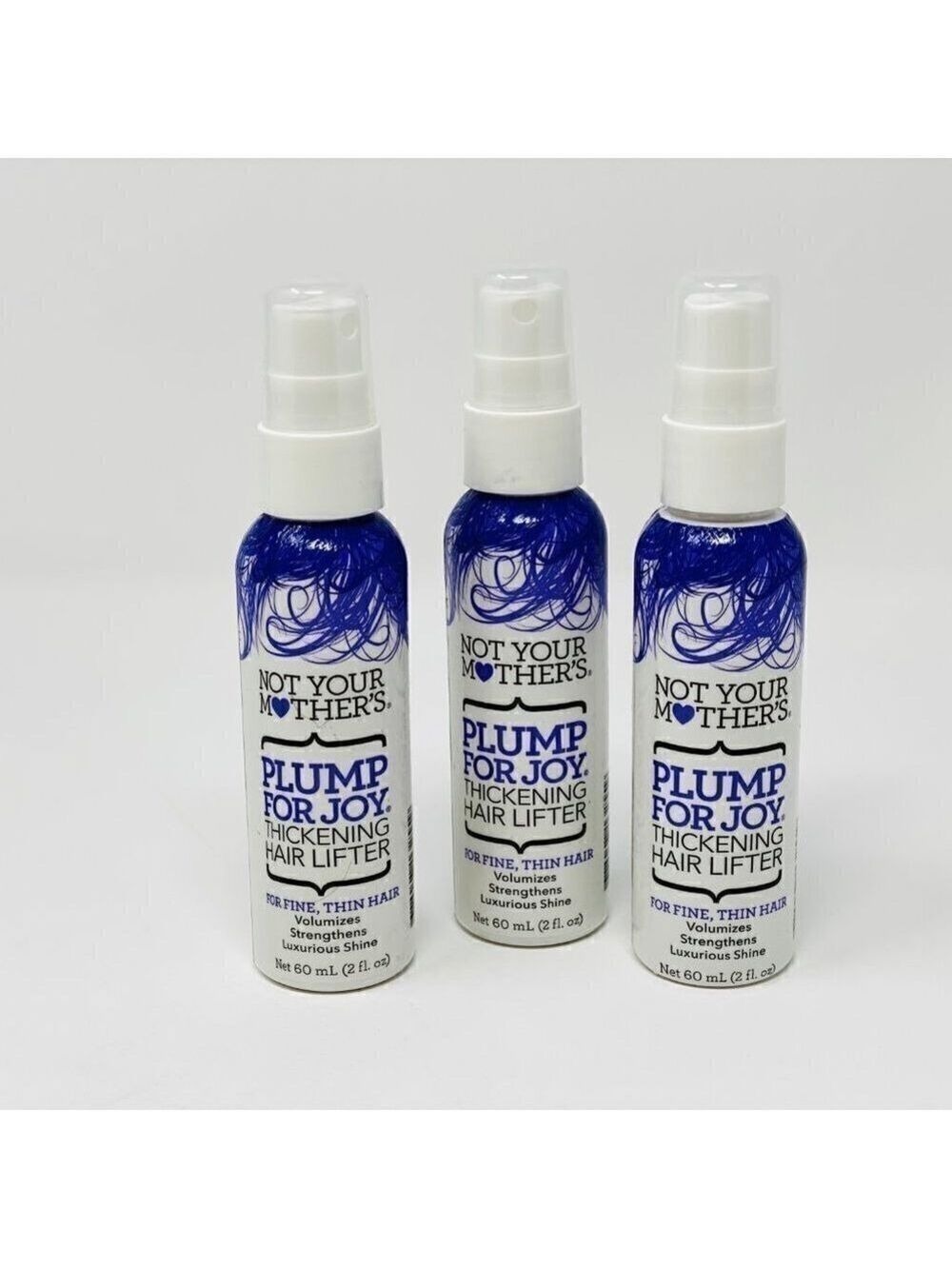 3 pk Not Your Mother's Plump For Joy Hair Lifter